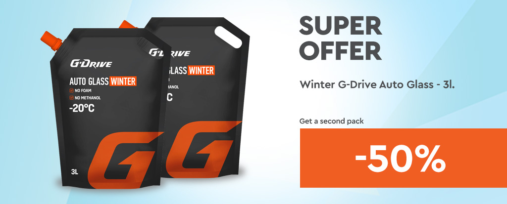 G-DRIVE Winter Auto Glass -3 l.